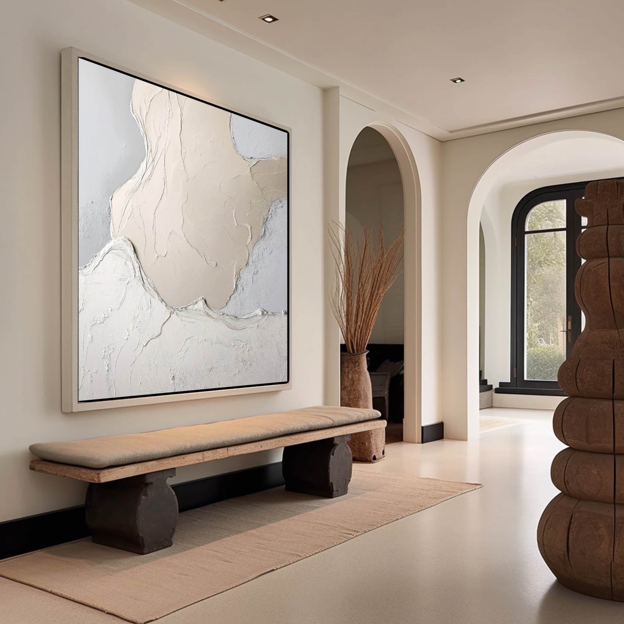 Abstract Art With Neutral Colors Painting #AB001