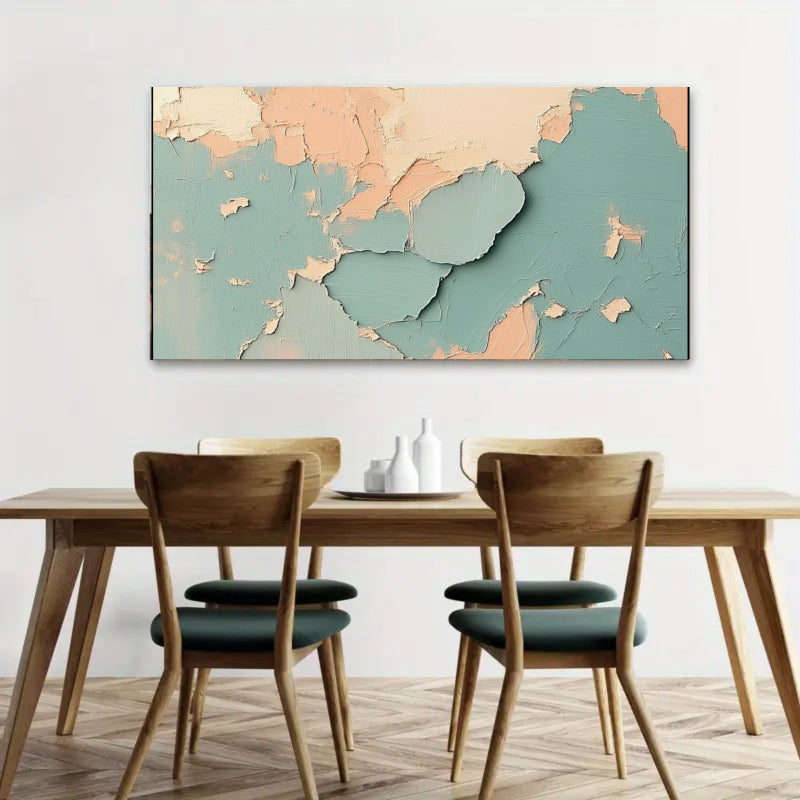 Modern Abstract Wall Art Beige Color Scheme #AB011