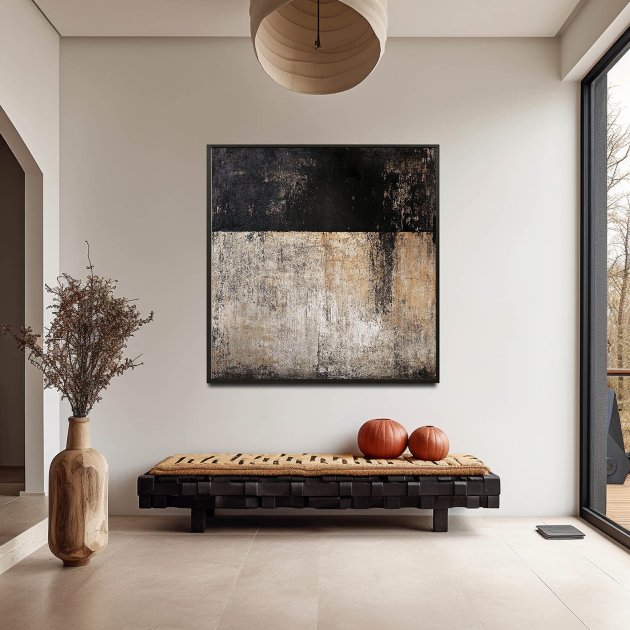 Modern Abstract Wall Art Canvas Painting #AB008