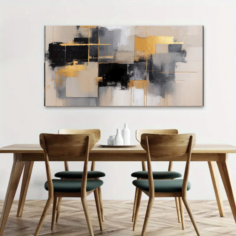 Abstract Art With Gold Accents Painting #AB005