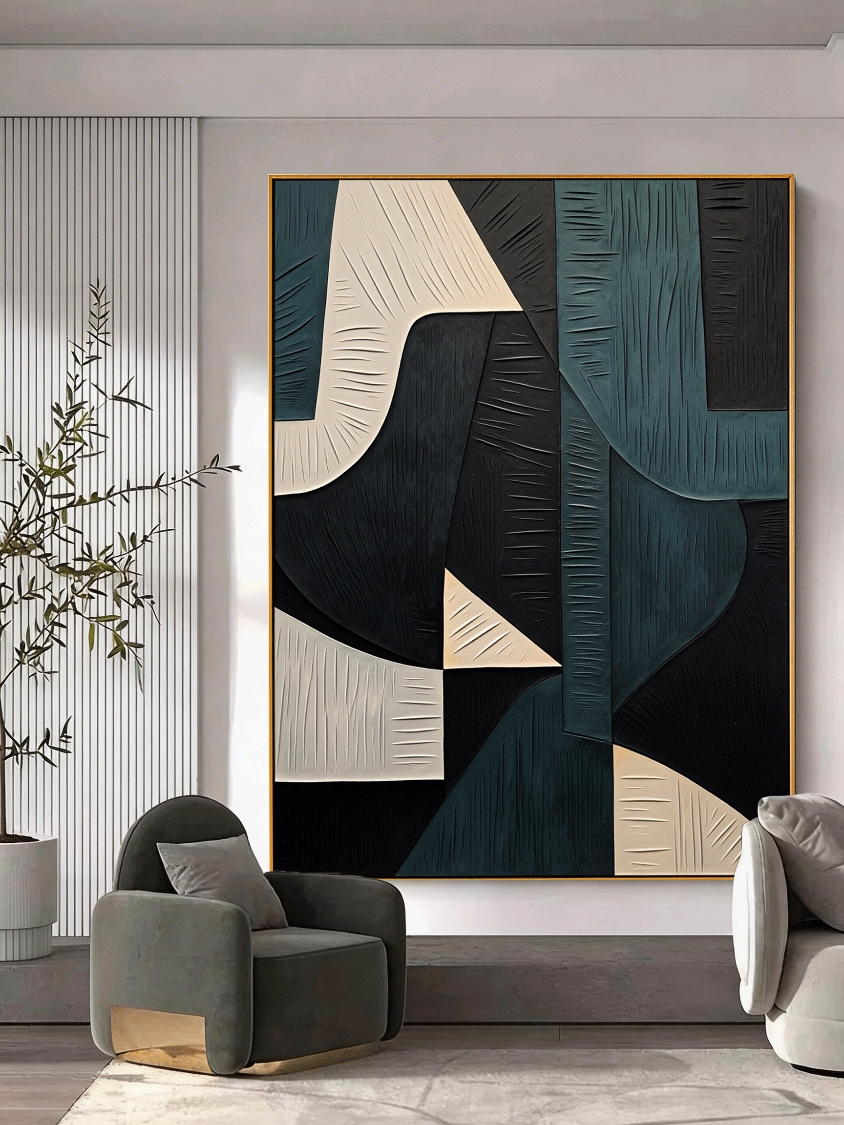Wabi Sabi Abstract Wall Art #WS022