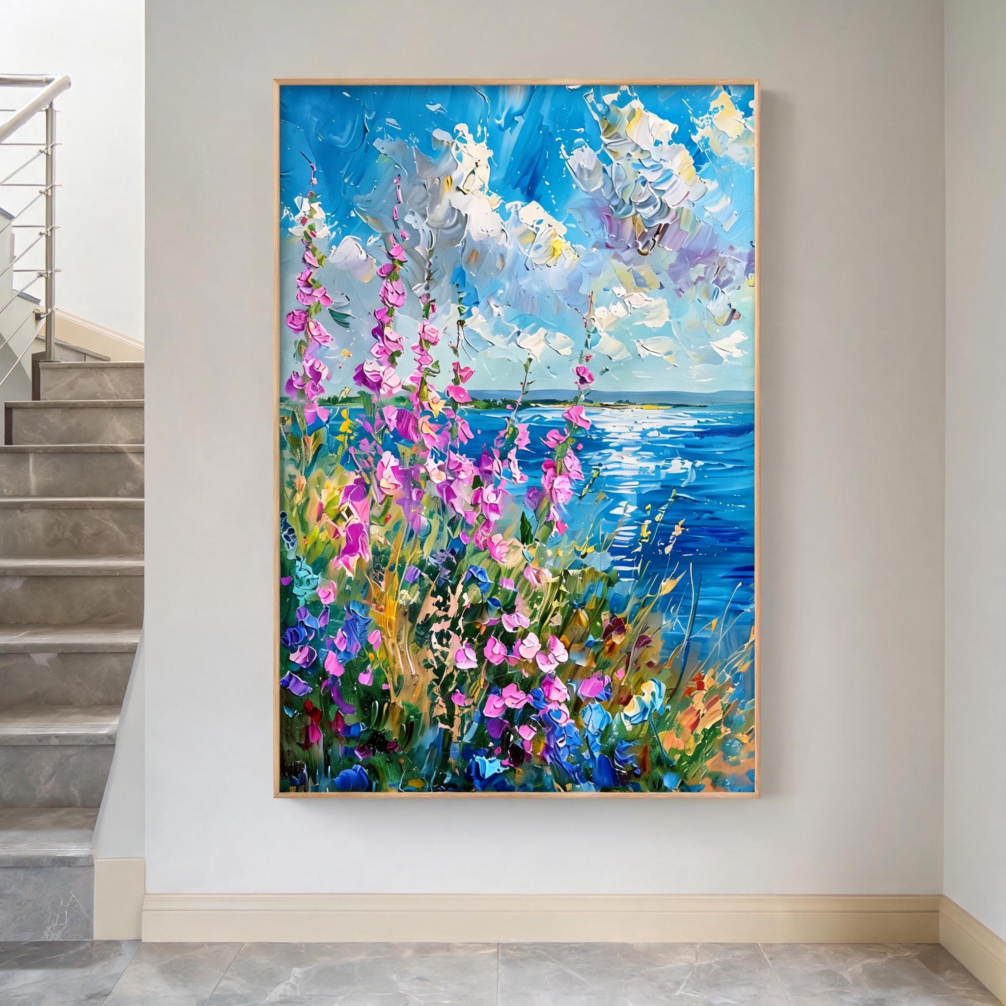 Coastal Wildflower Wall Art #FL042