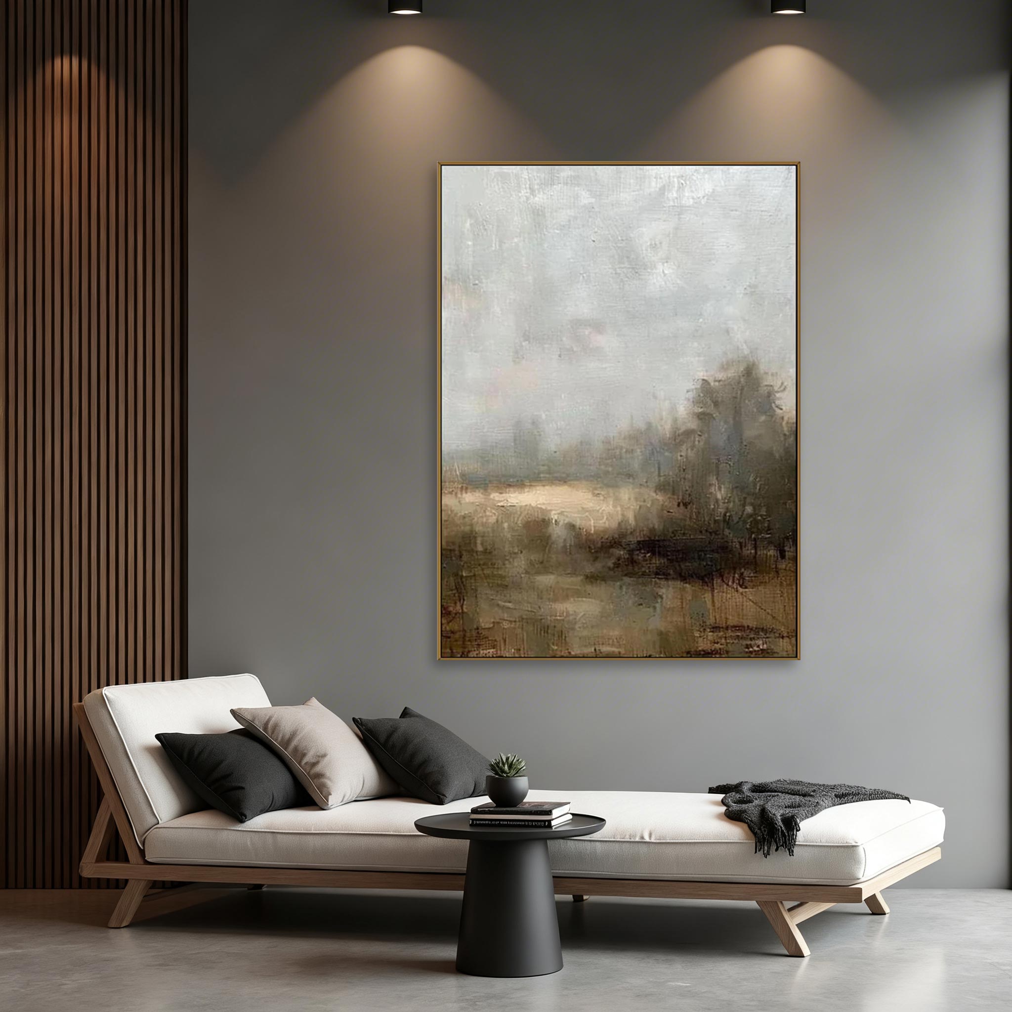 Misty Landscape Abstract Wall Art #MA015