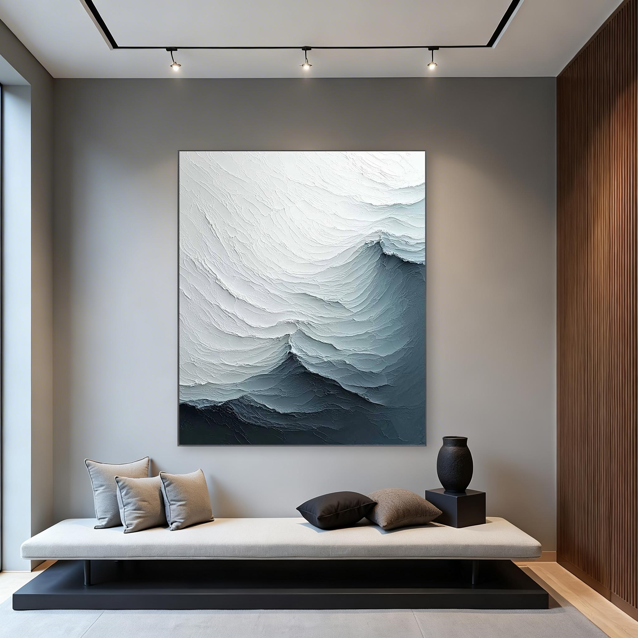 Minimal Ocean Abstract Wall Art #MA003