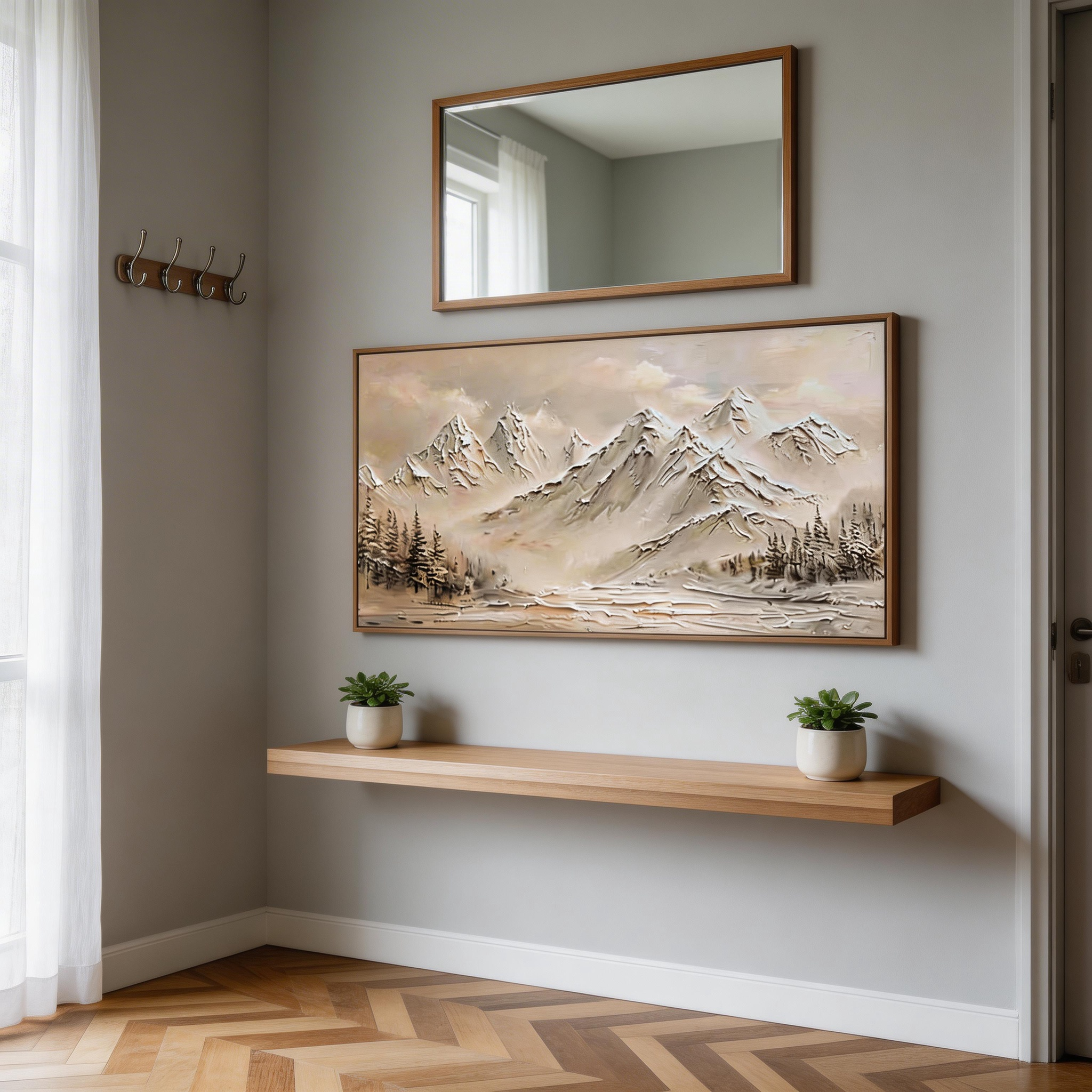 Abstract Mountain Landscape Wall Art #MA025