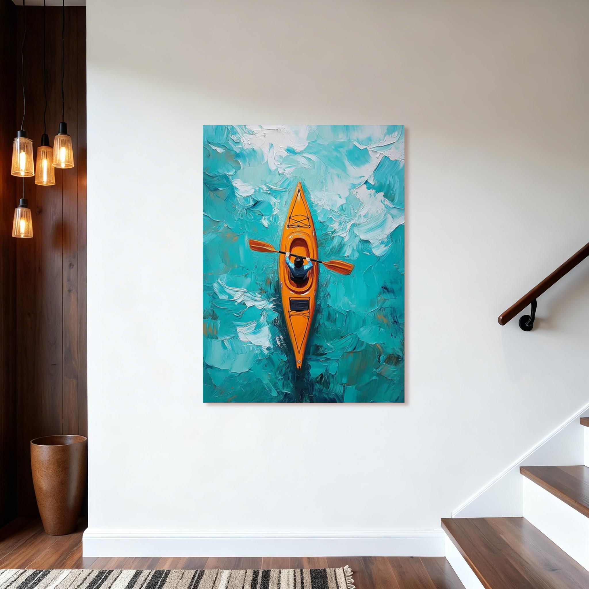Coastal Adventure Canvas Painting #CP001