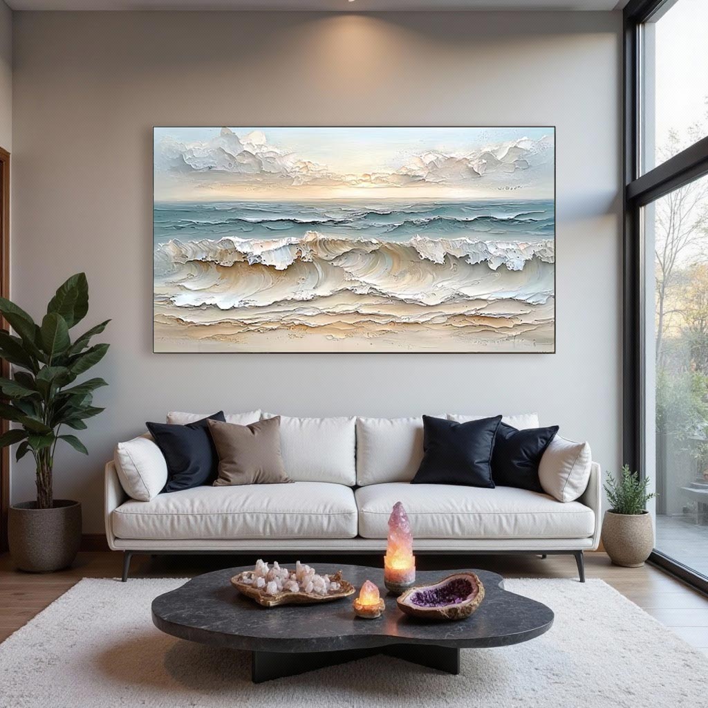 Textured Urban Alley Modern Painting #GT003