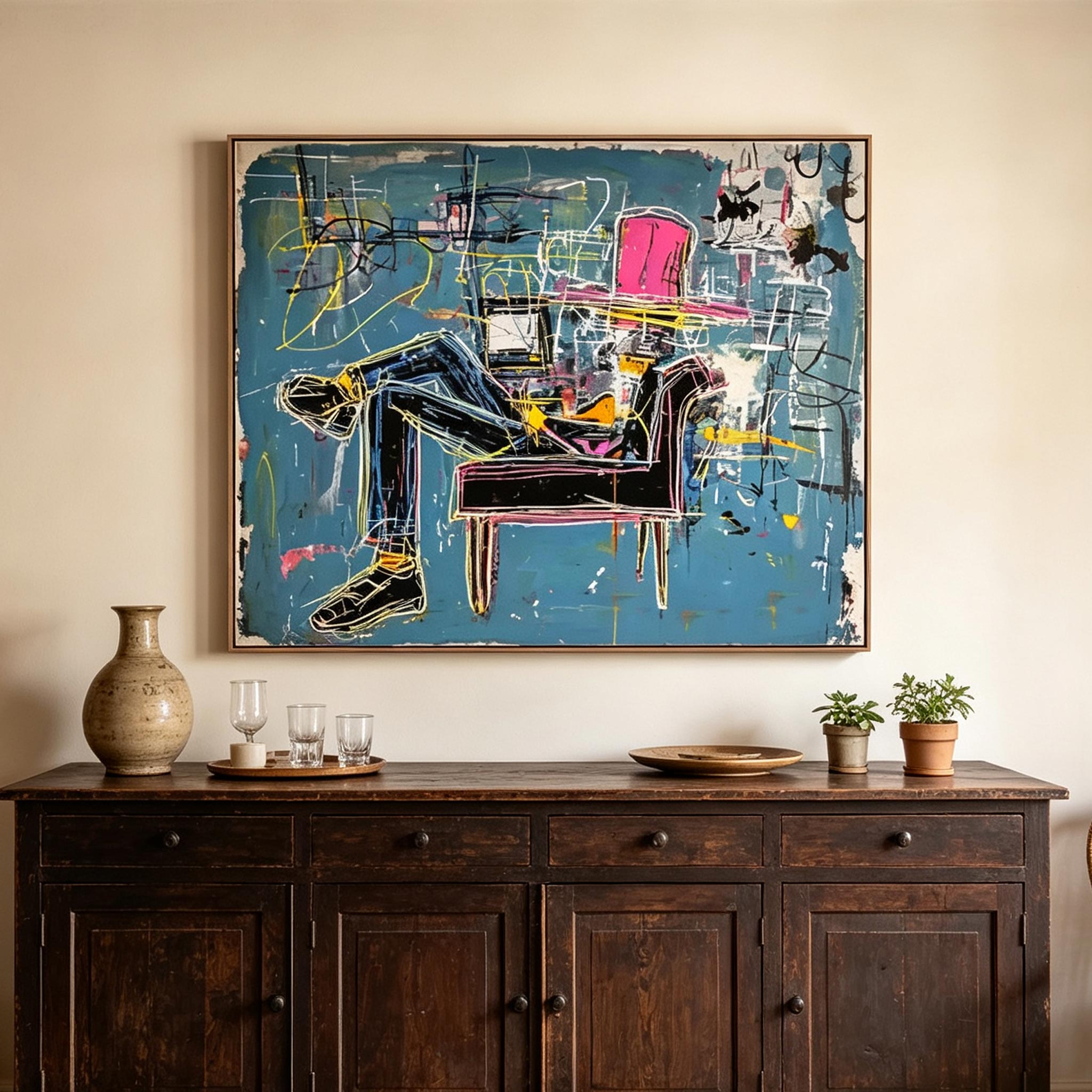 Slouch – Neo-Expressionist Figurative Painting #CP069