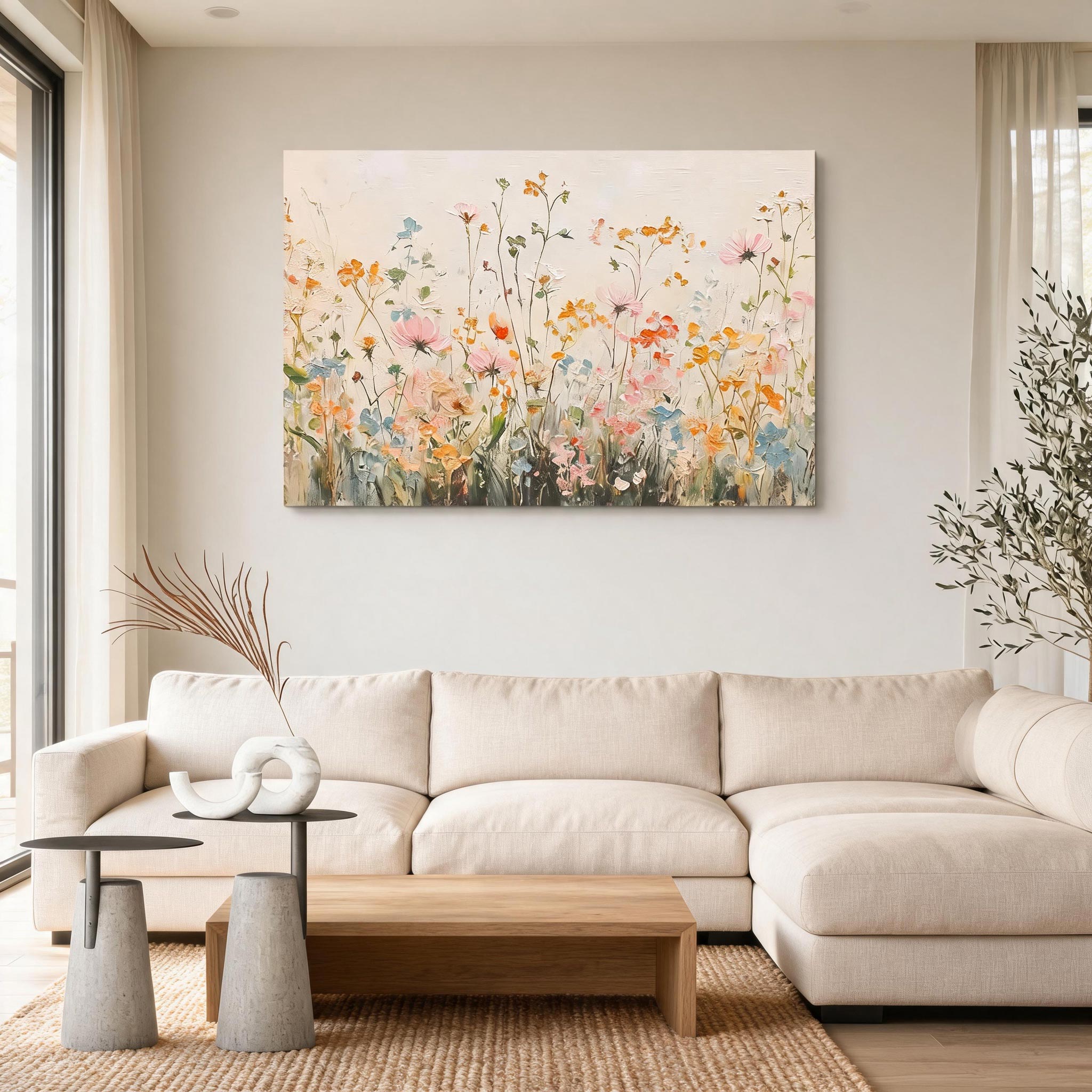 Wildflower Field Wall Art #FL029