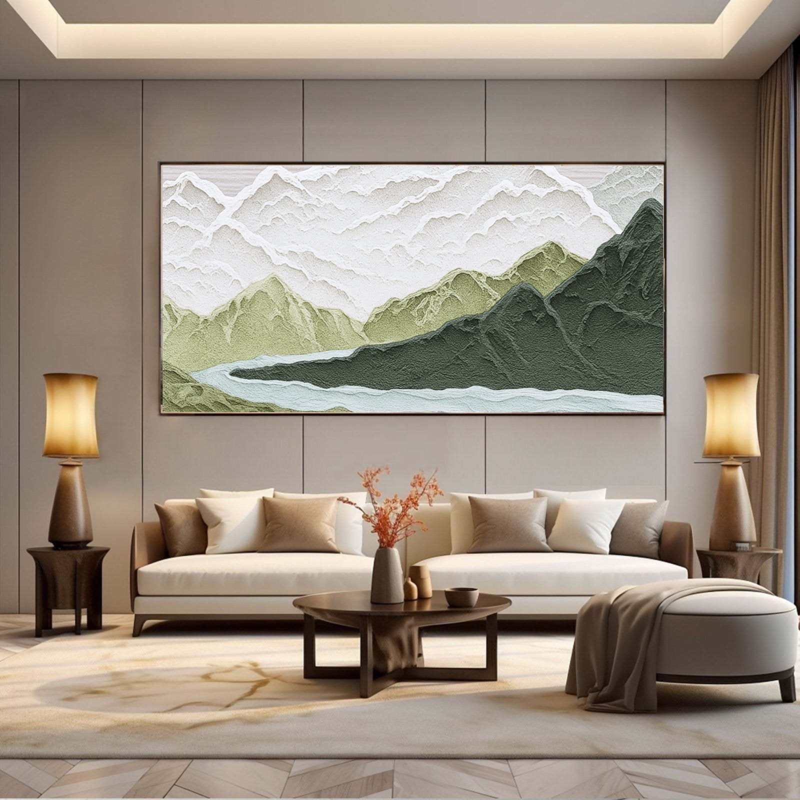 Abstract Landscape Wall Art Painting #AB018