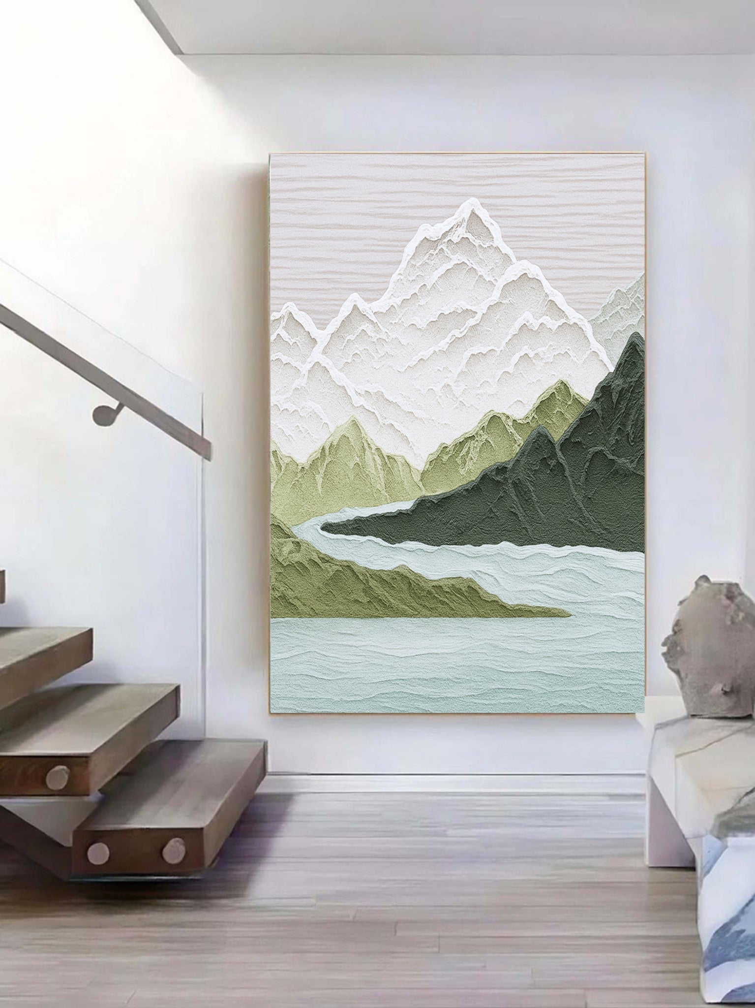 Abstract Landscape Wall Art Painting #AB018