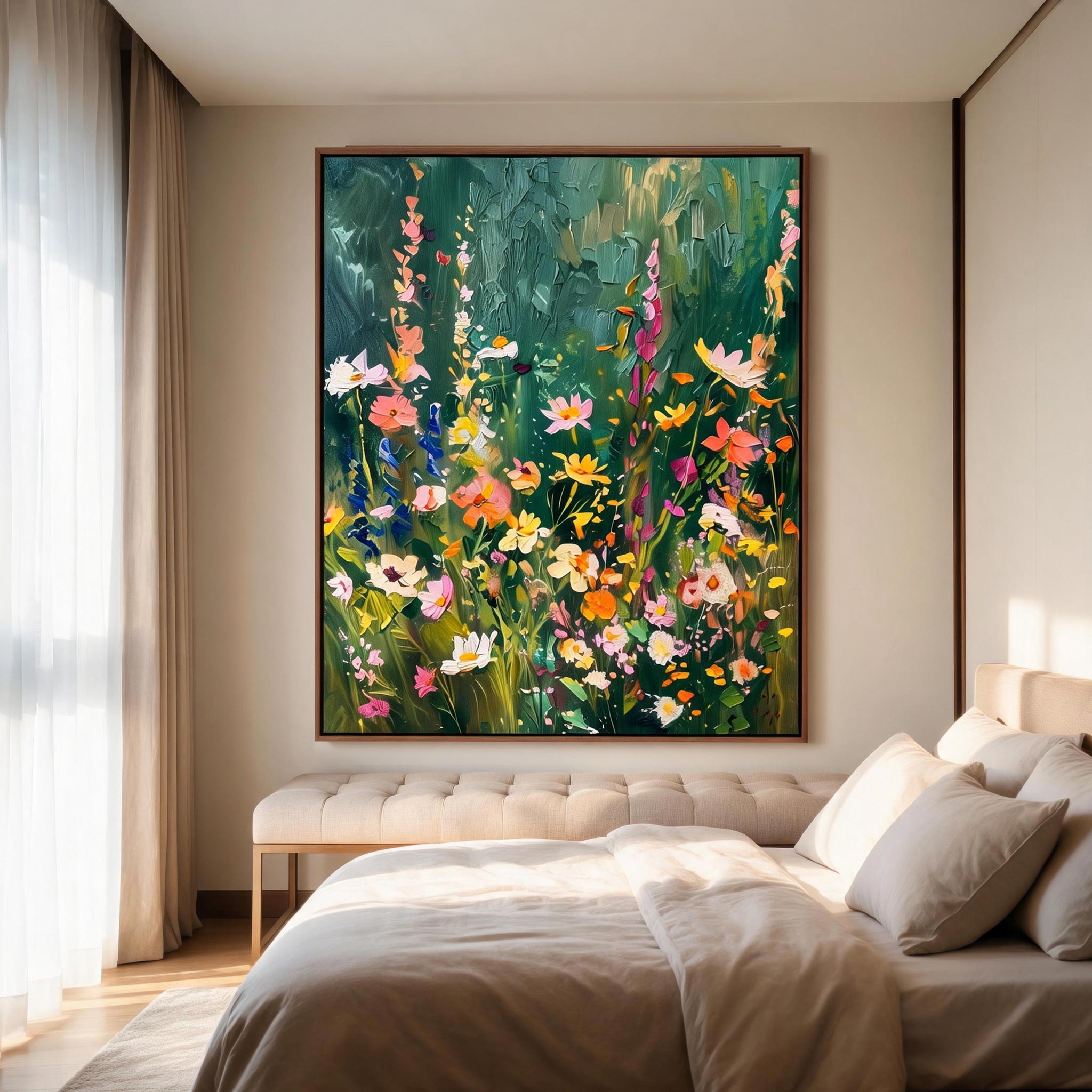 Colorful Wildflower Wall Art #FL056