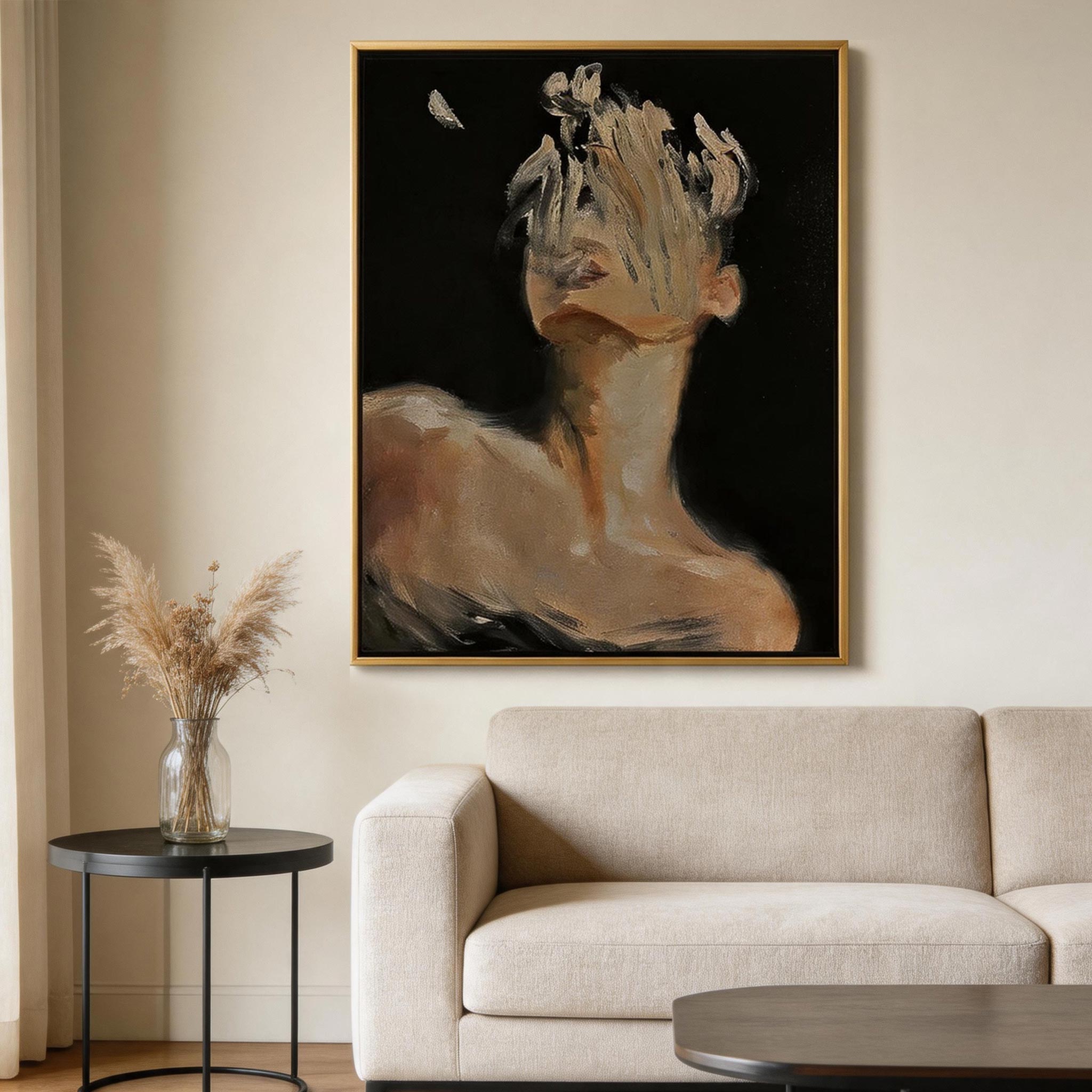 Veil of Light | Abstract Nude Portrait #AB025