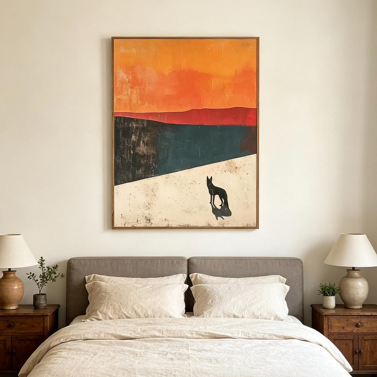 Abstract Animal Landscape Wall Art #AN011