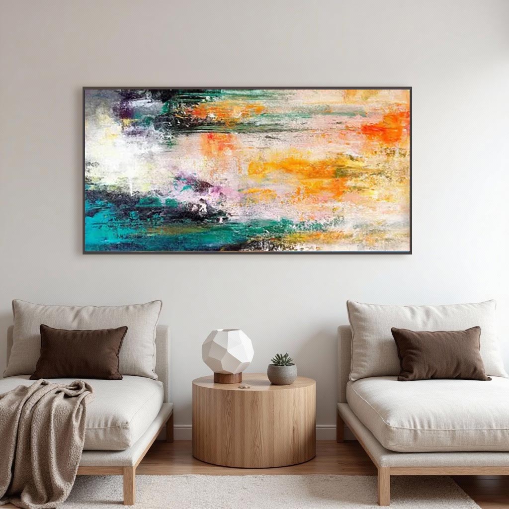 Modern Panoramic Textured Painting #AT039