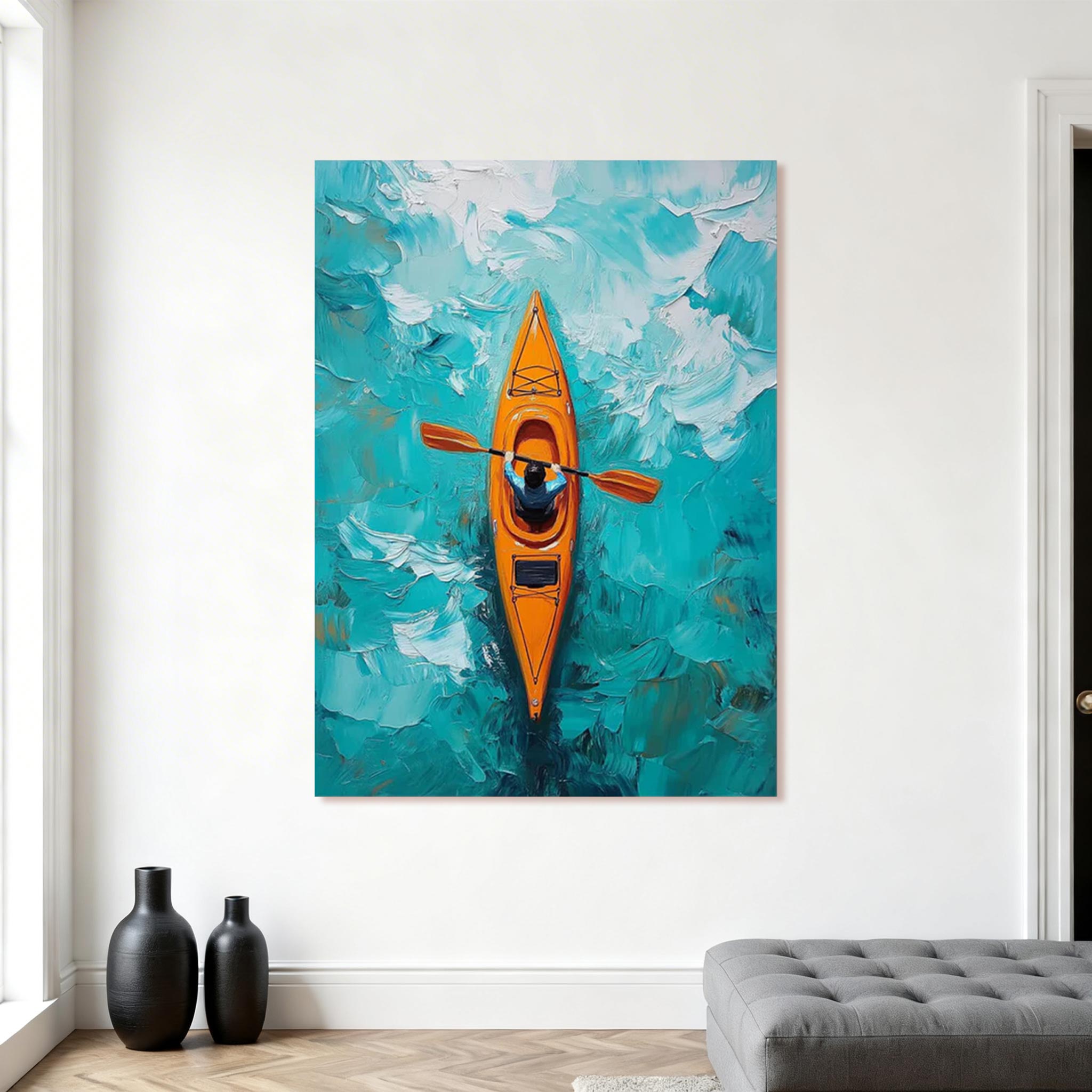 Coastal Adventure Canvas Painting #CP001