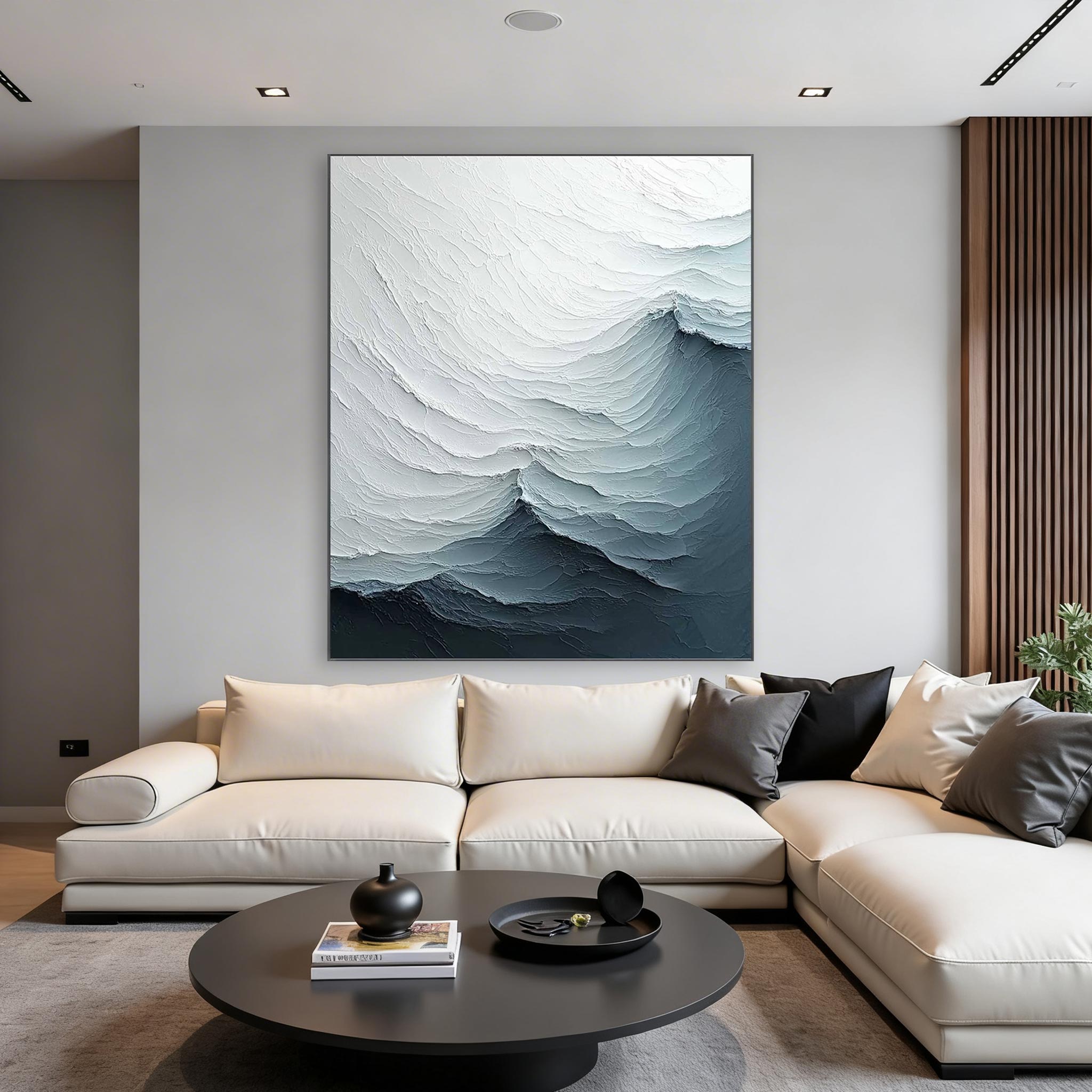 Minimal Ocean Abstract Wall Art #MA003
