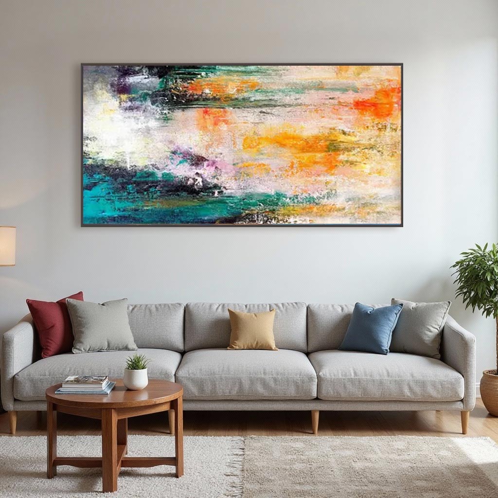 Modern Panoramic Textured Painting #AT039