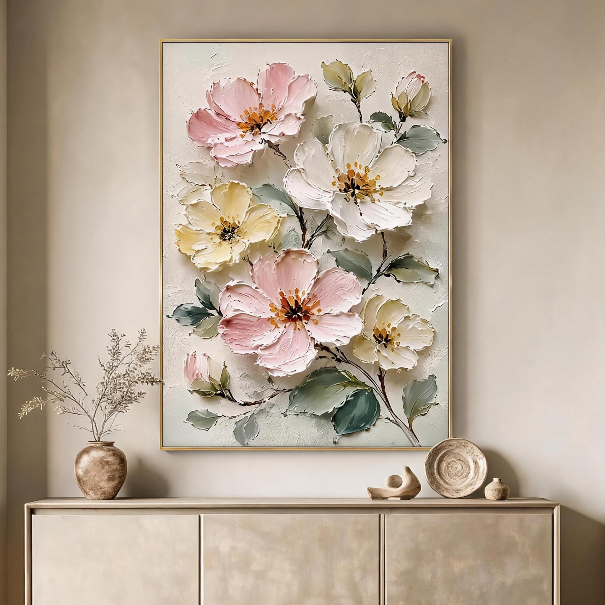 Elegant Floral Wall Art #FL045