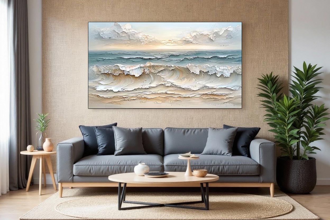 Textured Urban Alley Modern Painting #GT003