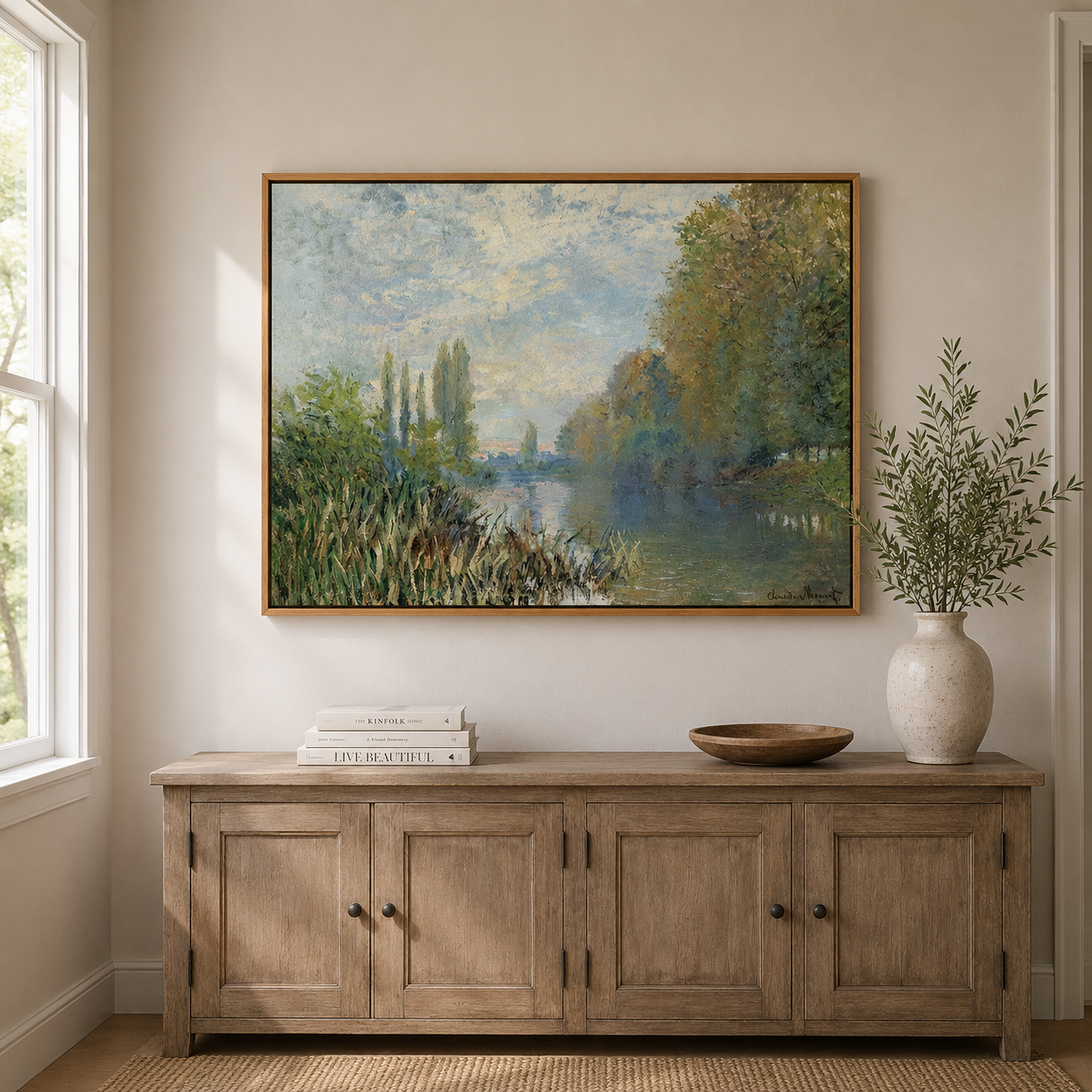 Riverside Landscape Wall Art #LS023