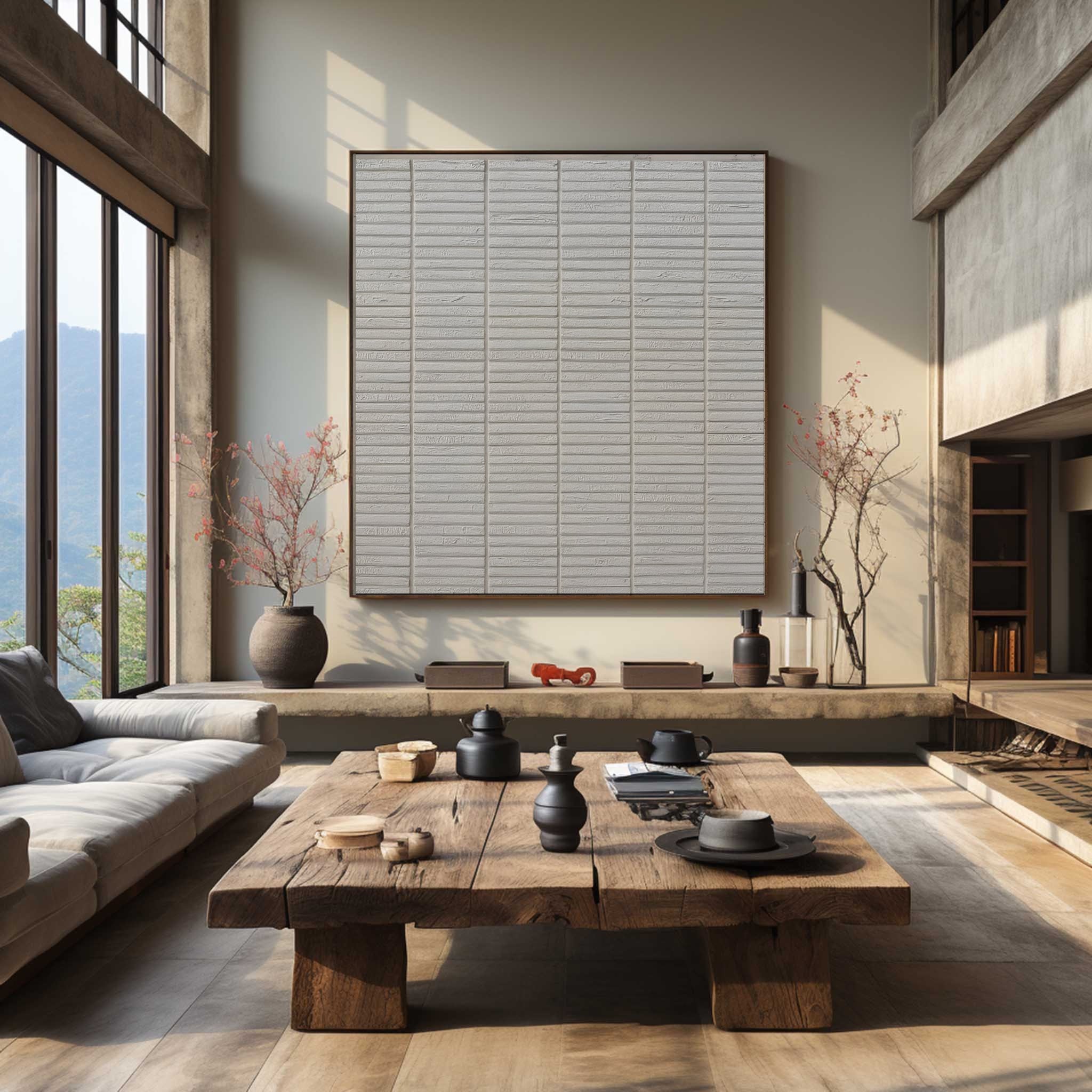 Wabi Sabi Art Painting "Whispers of the Past"#WS002