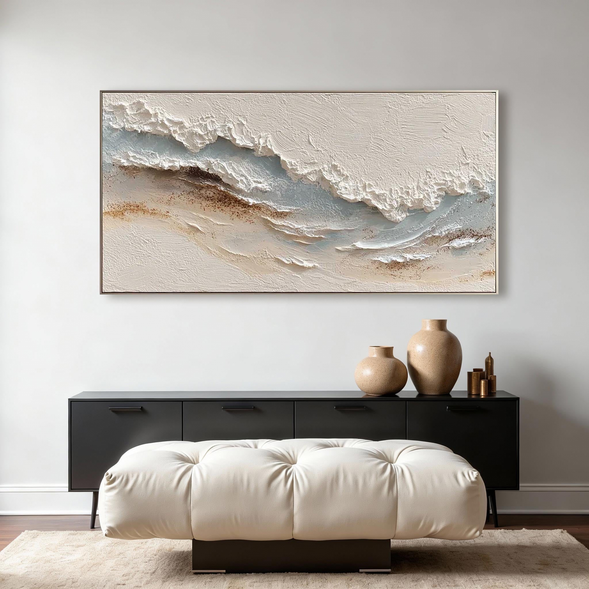Modern Abstract Landscape Canvas Wall Art #MA003