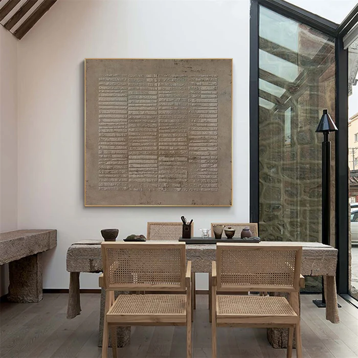 Wabi Sabi Abstract Textured Painting #WS016