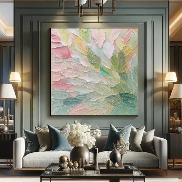 Colorful Abstract Textured Painting Canvas #AT005