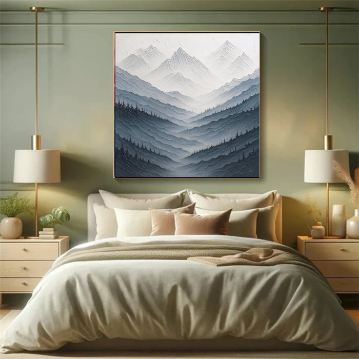 White Textured Minimalist Wall Art #WT001