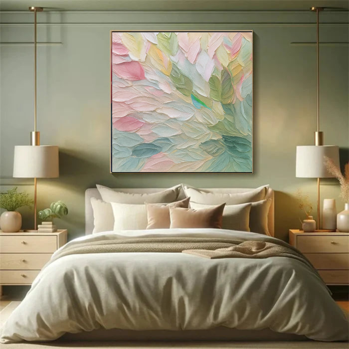 Colorful Abstract Textured Painting Canvas #AT005