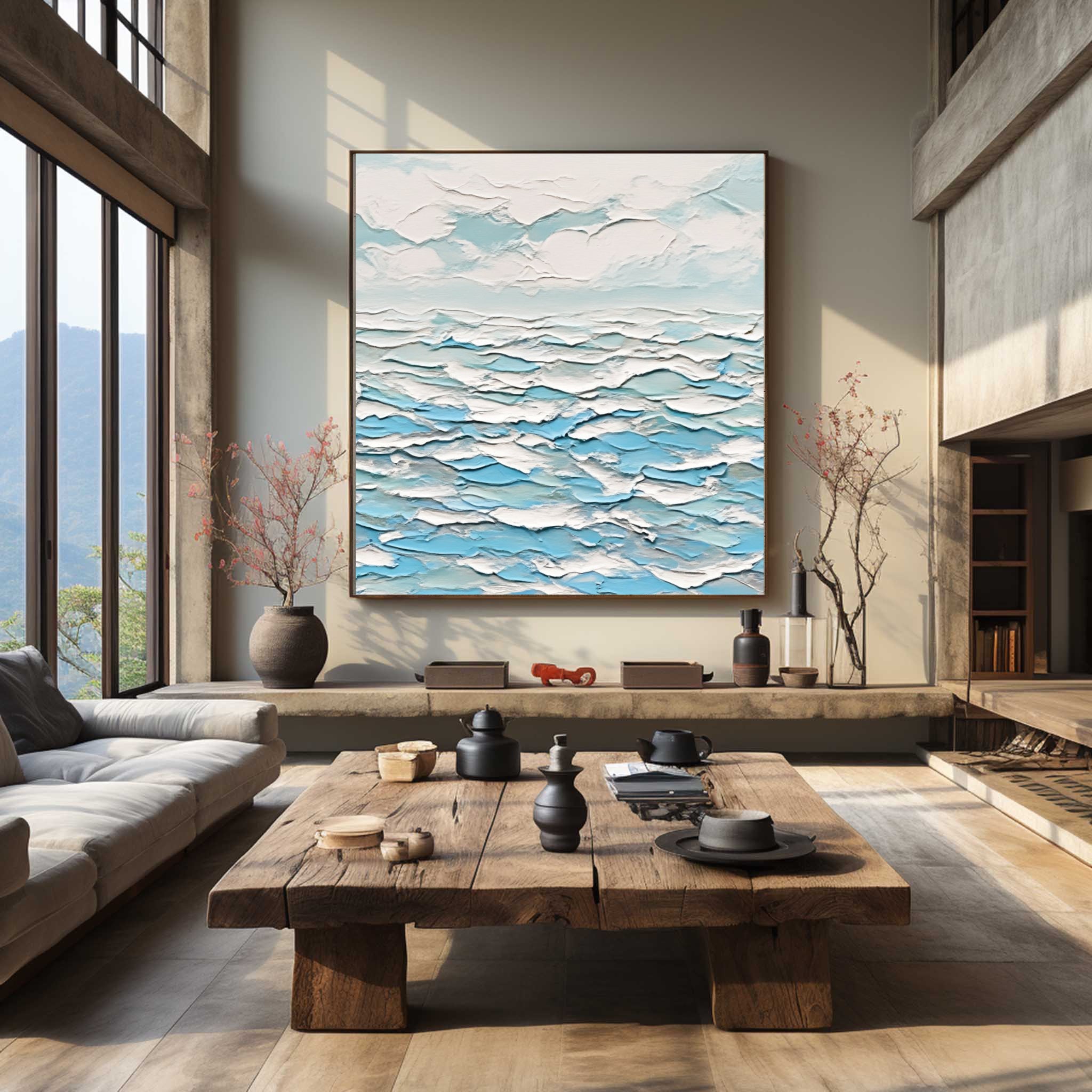 Sky and Ocean painting #SO008