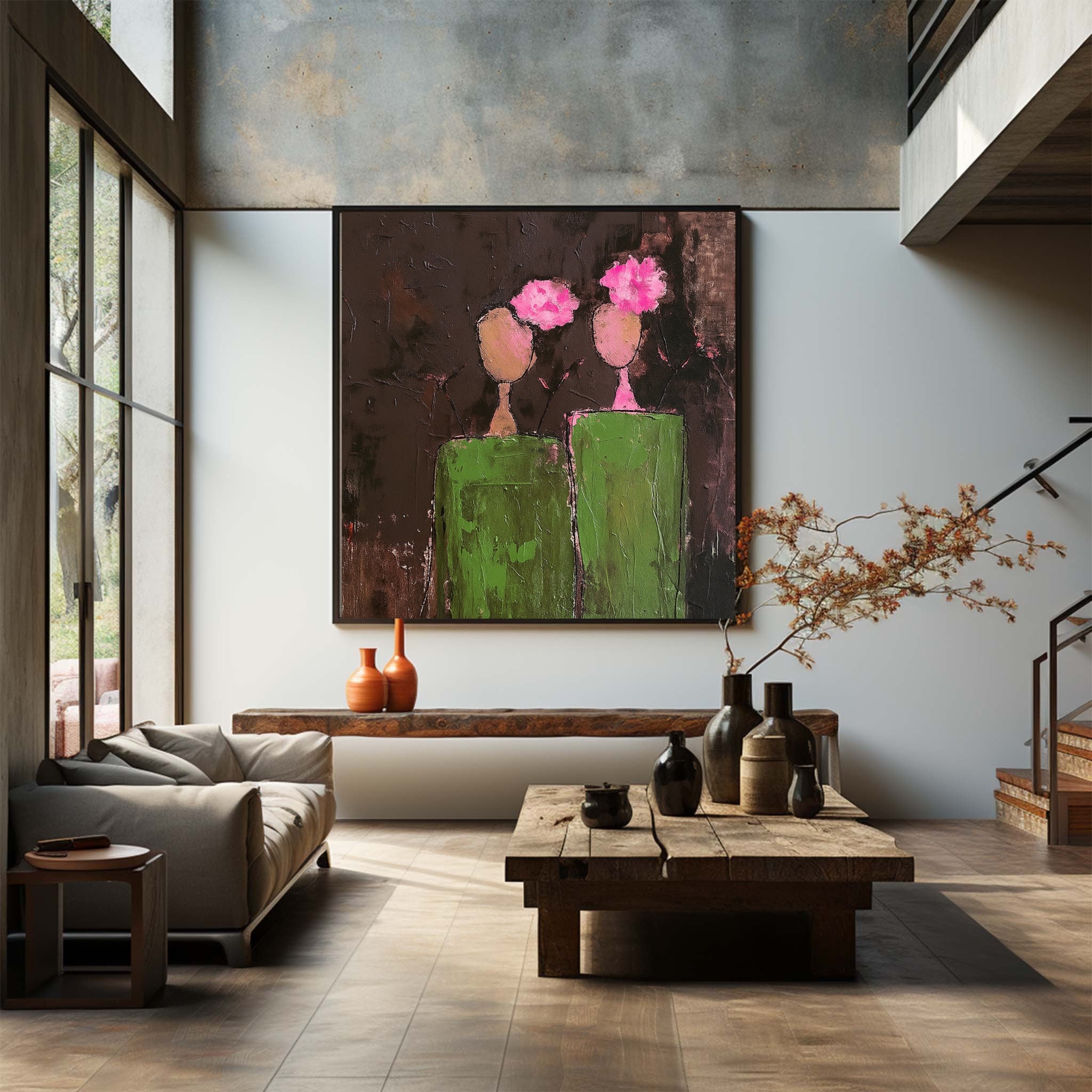 Wabi Sabi Abstract Painting#WS014