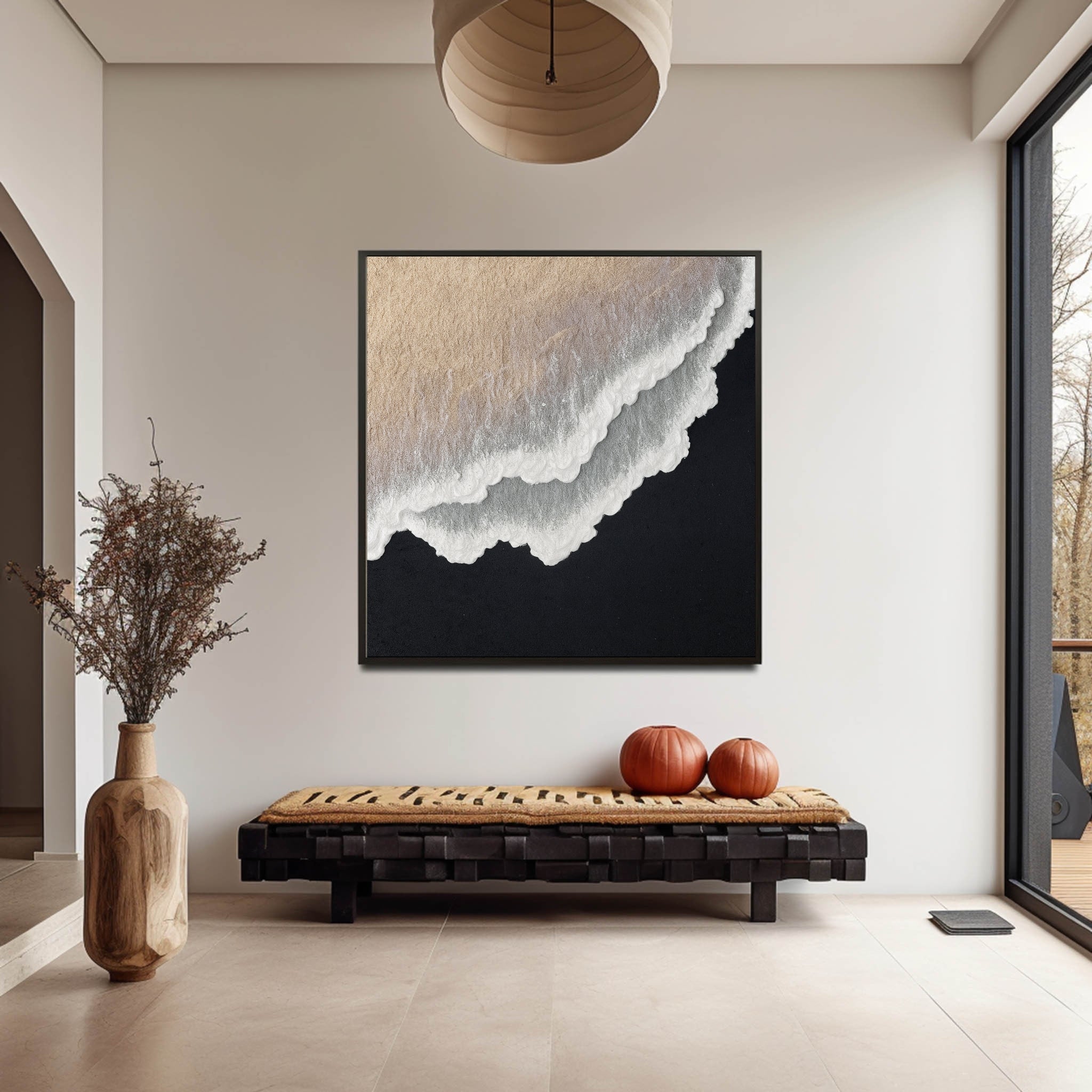 Minimalist Beach And Ocean Art #MB002