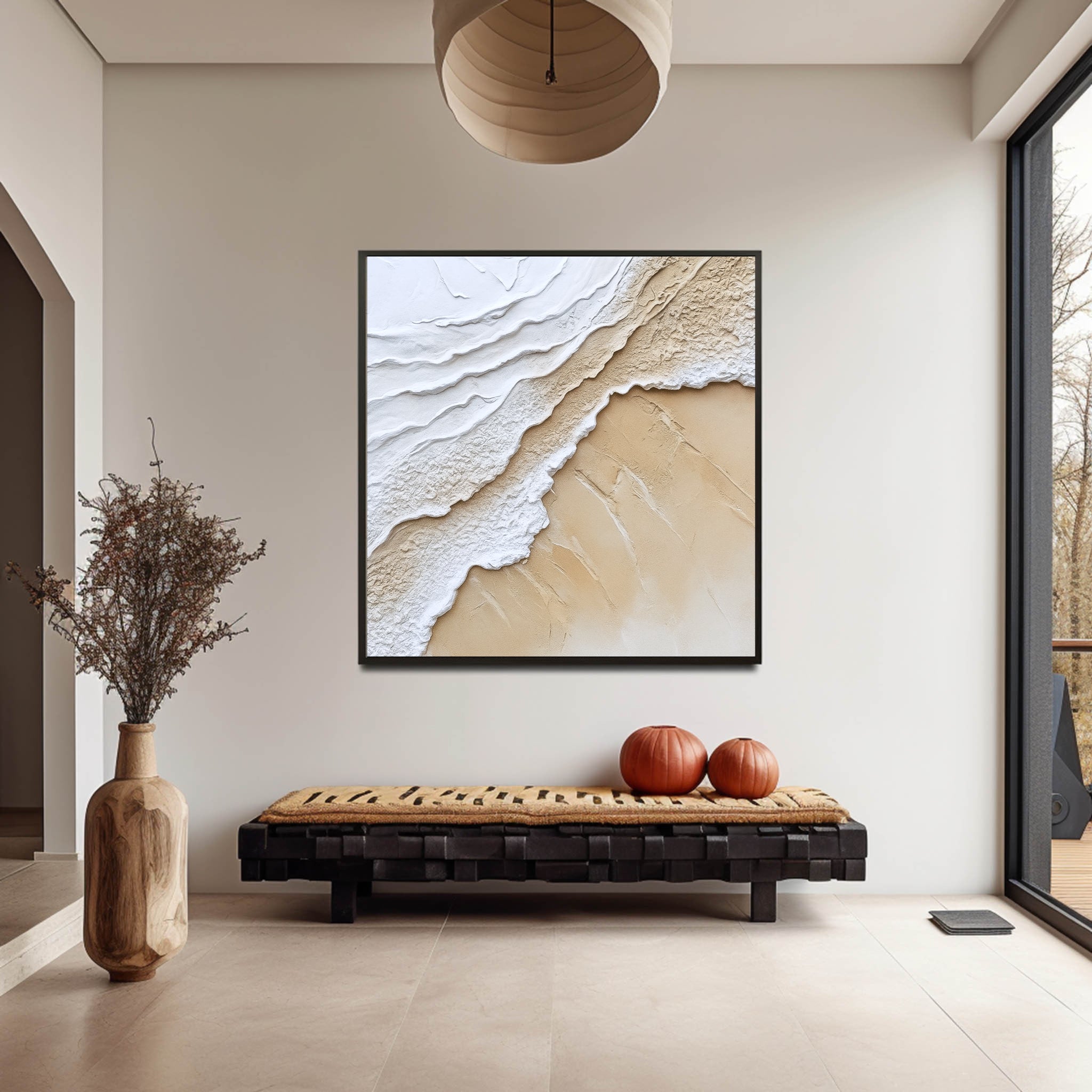 Minimalist Beach And Ocean Art #MB004