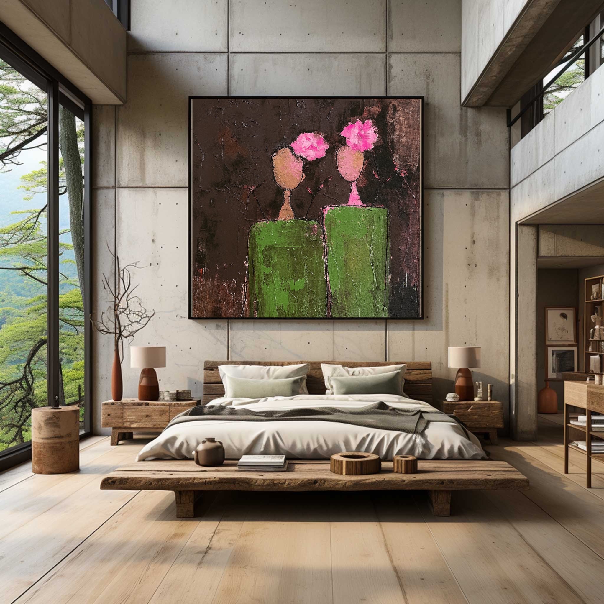 Wabi Sabi Abstract Painting#WS014