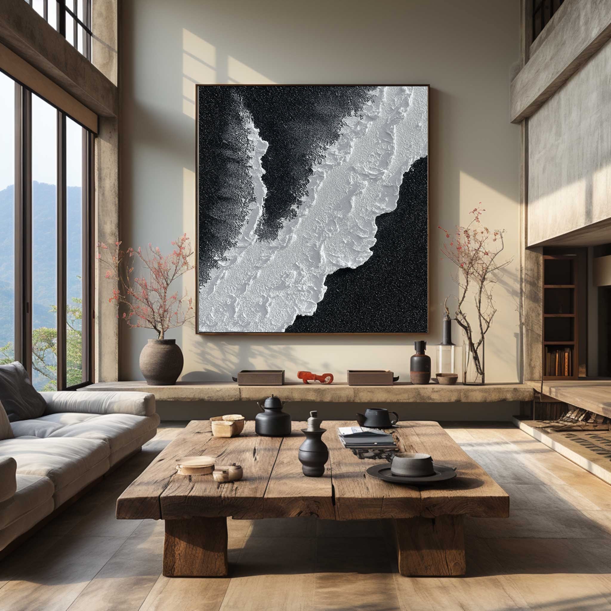 Minimalist Beach And Ocean Art #MB005