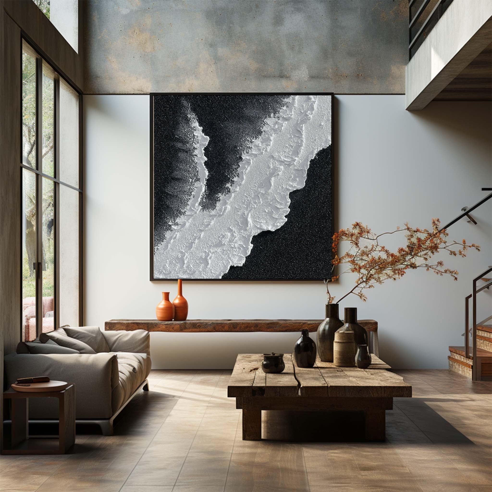 Minimalist Beach And Ocean Art #MB005