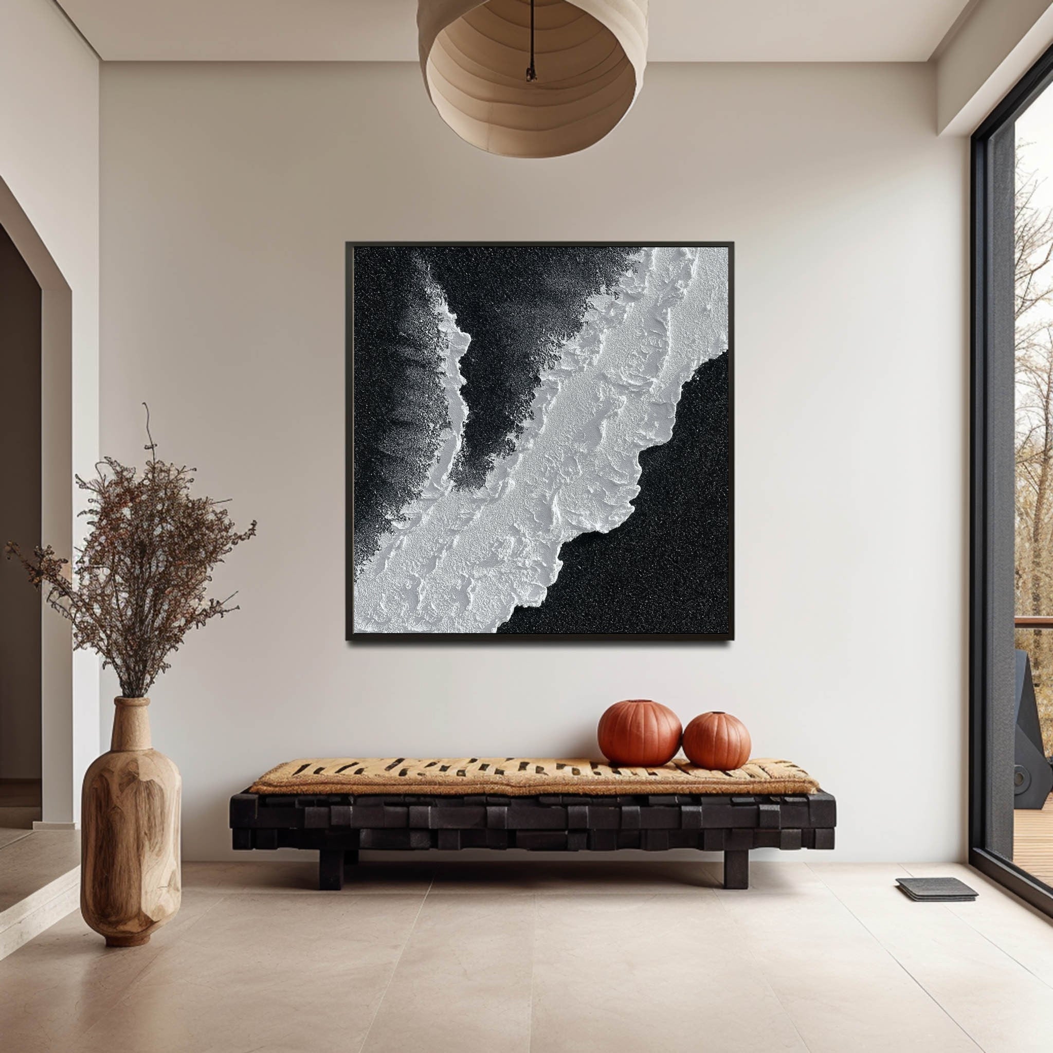 Minimalist Beach And Ocean Art #MB005