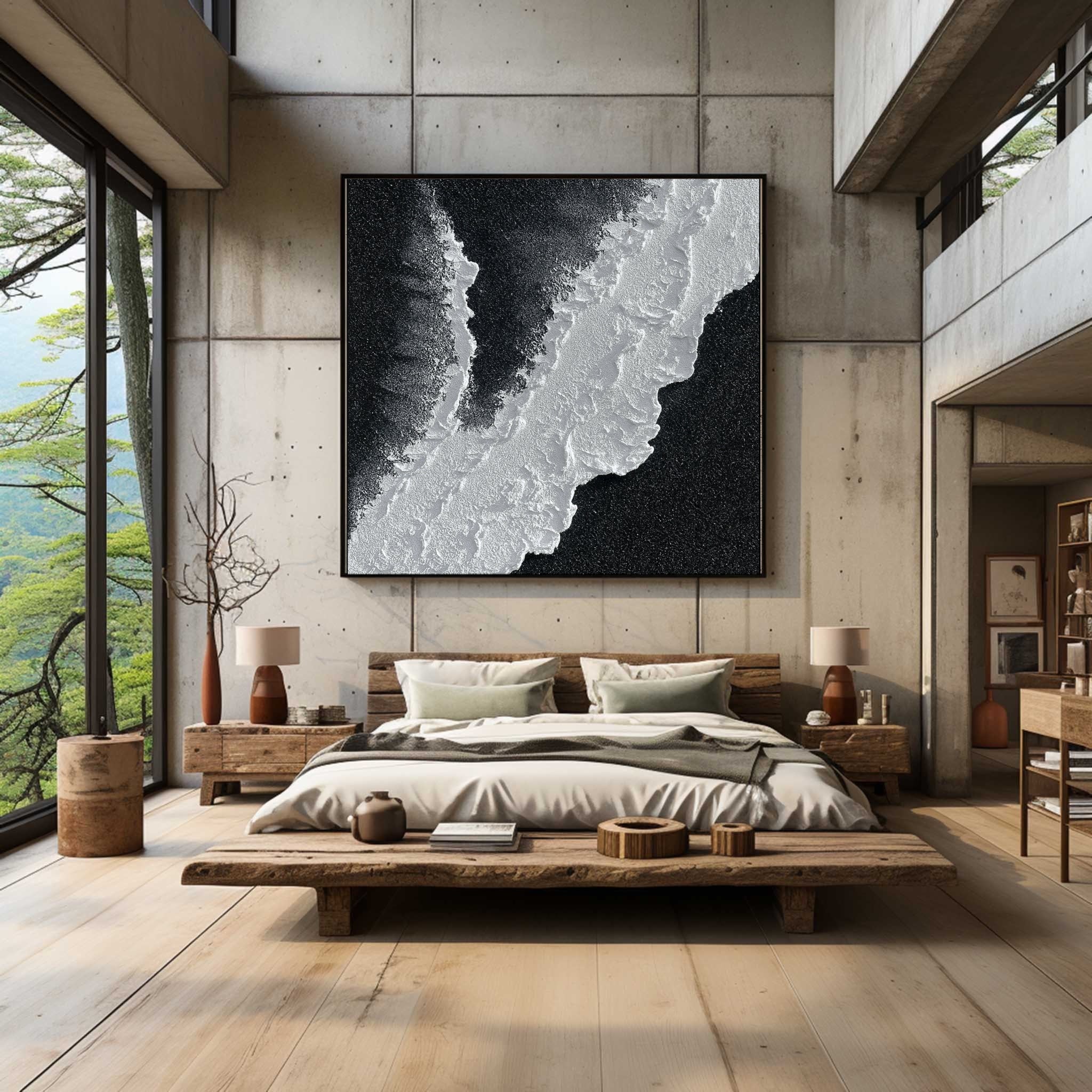 Minimalist Beach And Ocean Art #MB005