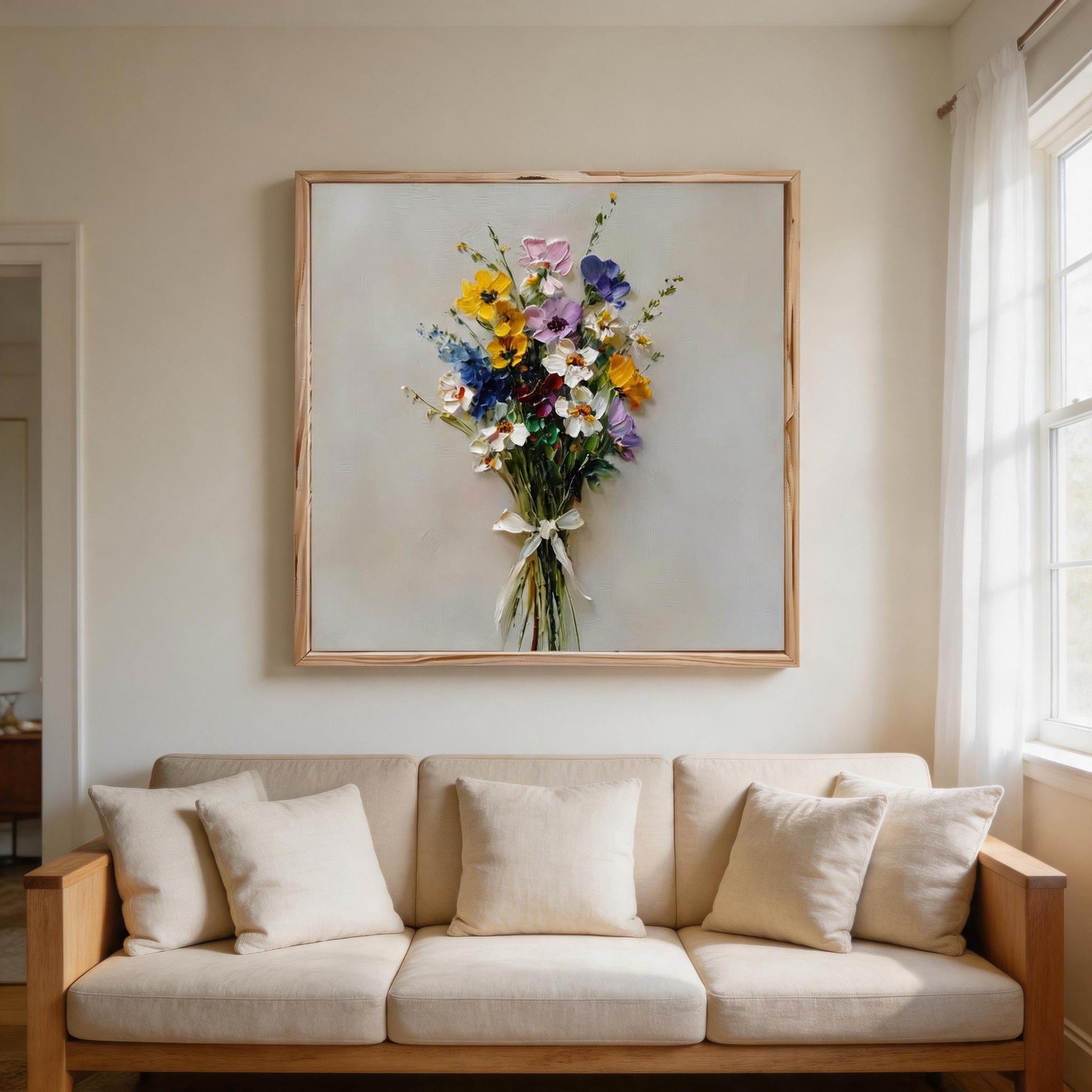Wildflower Bouquet Wall Art #FL023