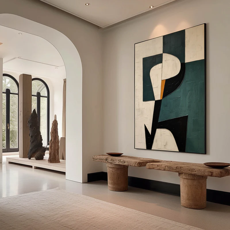 Wabi Sabi Abstract Textured Painting #WS017