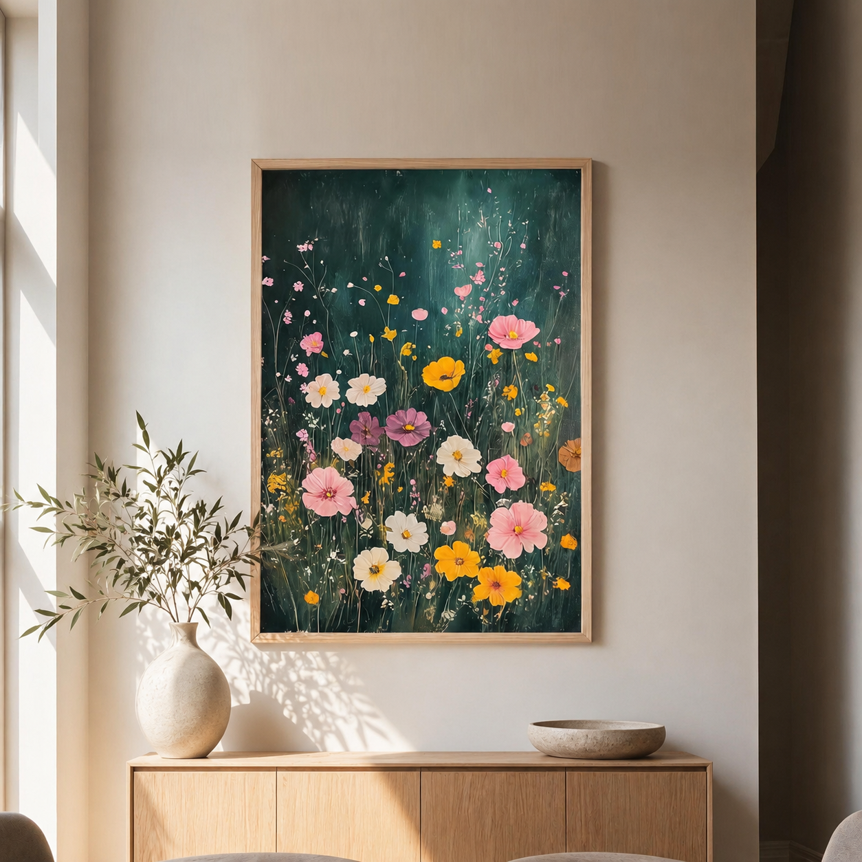 Wildflower Garden Wall Art #FL044