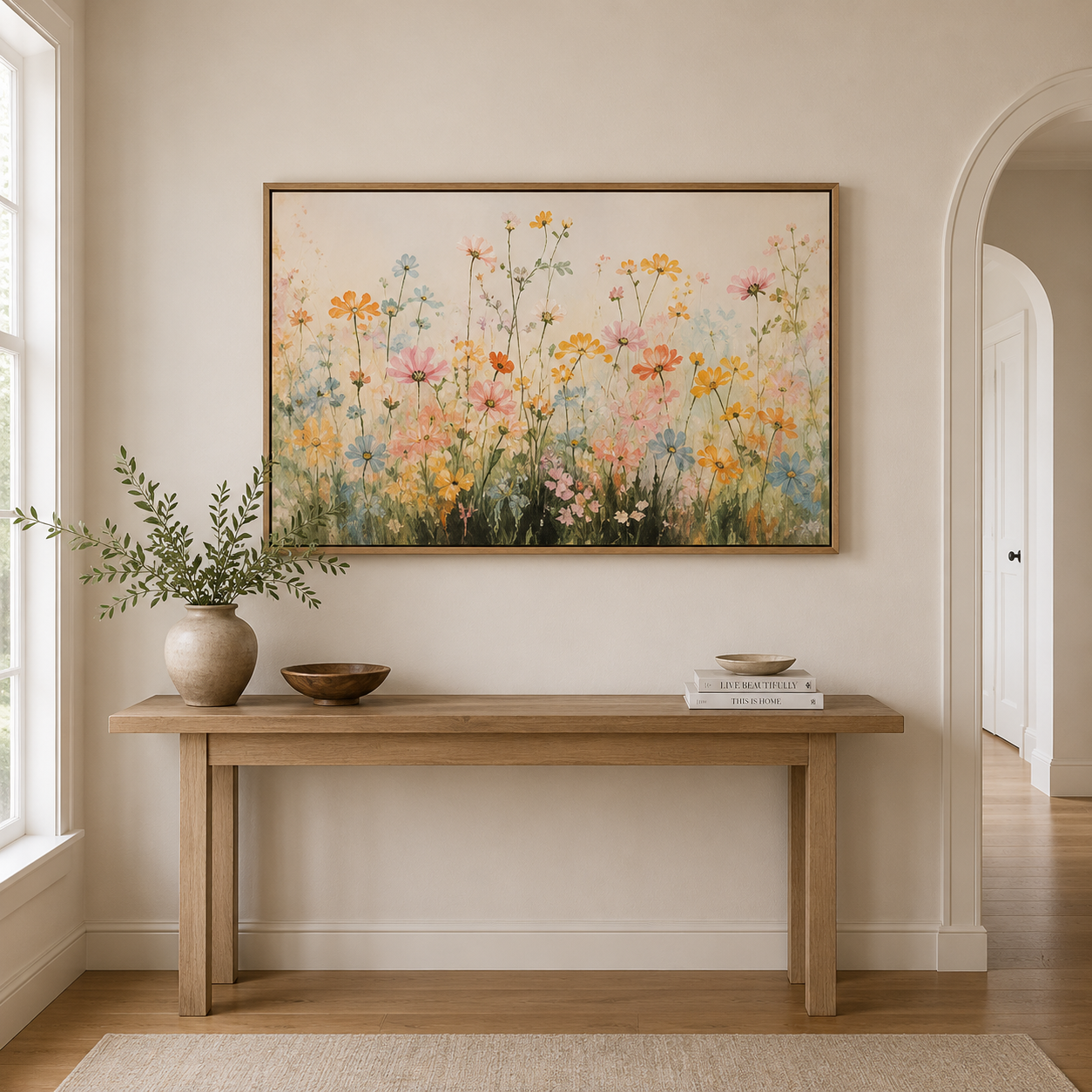 Wildflower Meadow Wall Art #FL050