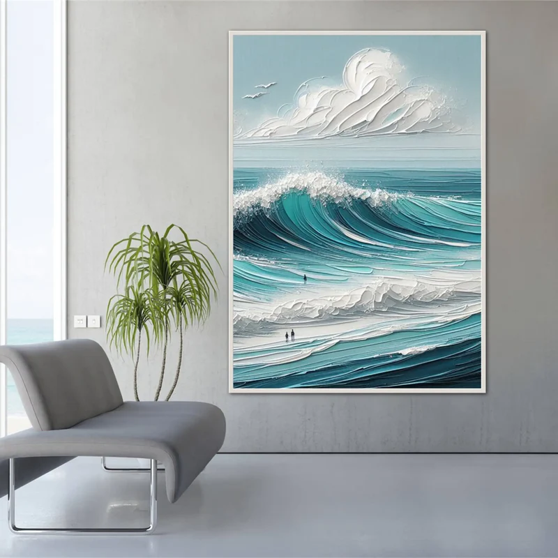 Sky and Ocean painting #SO017