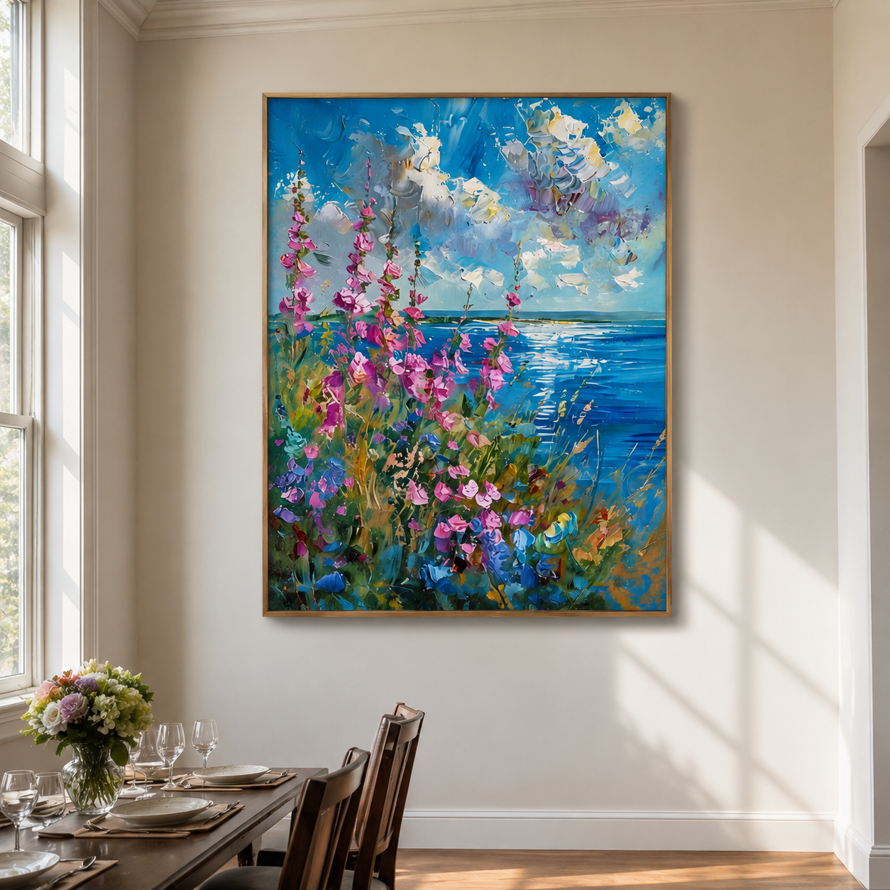 Coastal Wildflower Wall Art #FL042